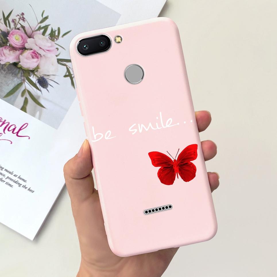 For Cover Xiaomi Redmi 6 6A 6Pro Bumper Shell Fashion Stylish Design Phone Cover For Redmi6 Redmi6a Soft Liquid Silicone Fundas