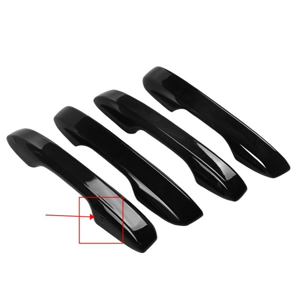 Car Trim Door Handles Cover 4PCS 4x Kit Bright Black For Honda For Accord  For Honda For Accord  Useful High Quality