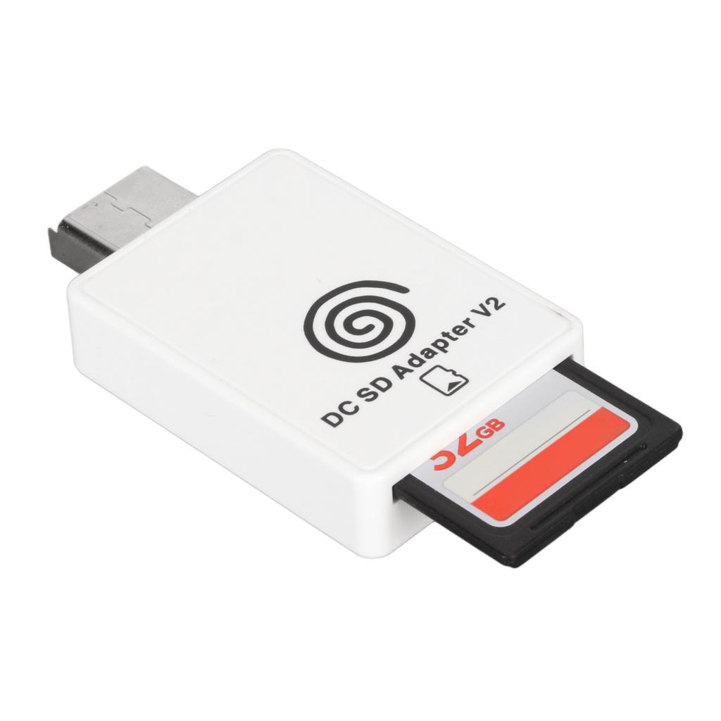 For DC Card Reader Storage Card Reader Adapter with CD for Sega Dreamcast Dreamshell V4.0 Game Machi