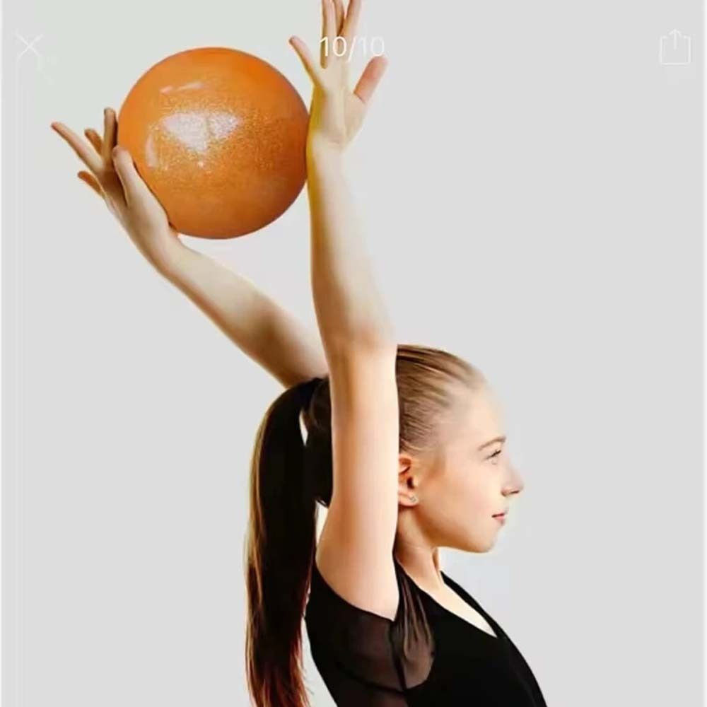 Tanzübung Rhythmische Gymnastik Ball Vorführung Yoga Pilates Ball Wettkampf