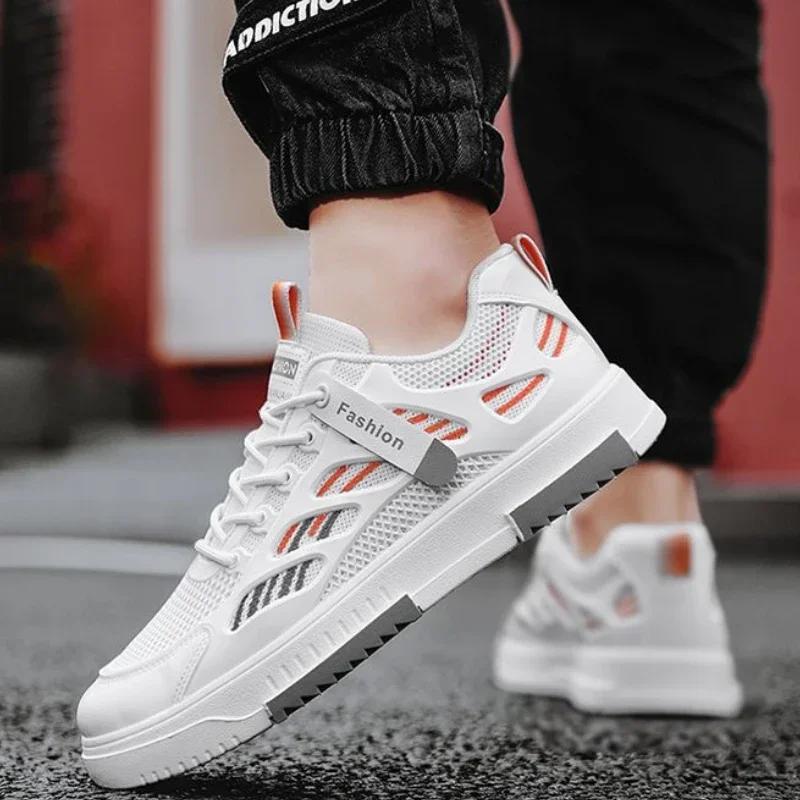 Summer Outdoor Running Shoes for Men New Comfortable Mesh Breathable Men's Casual Shoes Lightweight Non Slip Mens Training Shoes