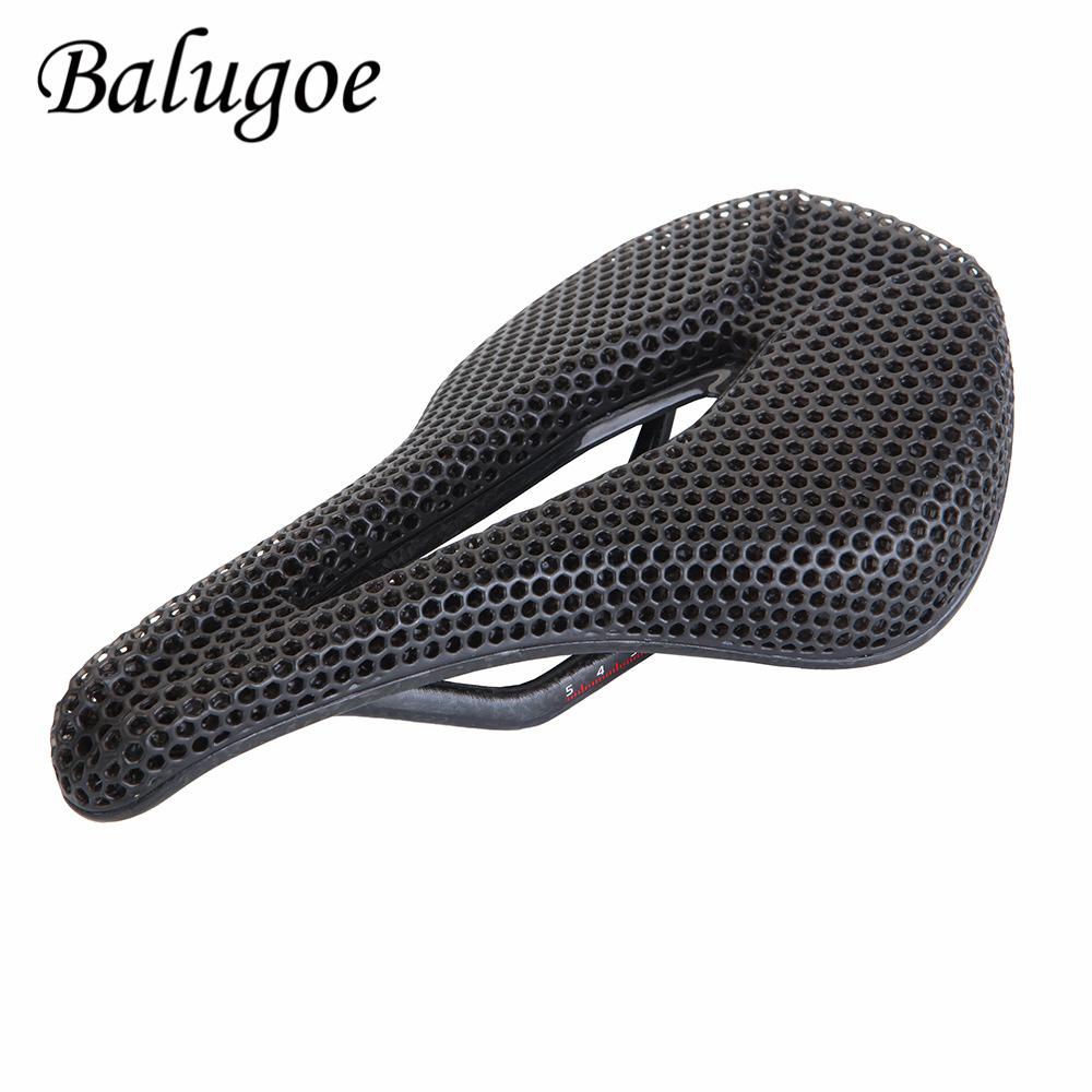 Bicycle 3D Technology Prints Carbon Fiber Road Mountain Bike Honeycomb Seat Saddle Pad