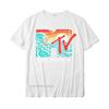 Mademark X MTV - MTV Catch A Wave MTV Surfer Logo Retro Grafik T-Shirt im Angebot Herren T-Shirt Gruppen-T-Shirt Baumwolle Lässig