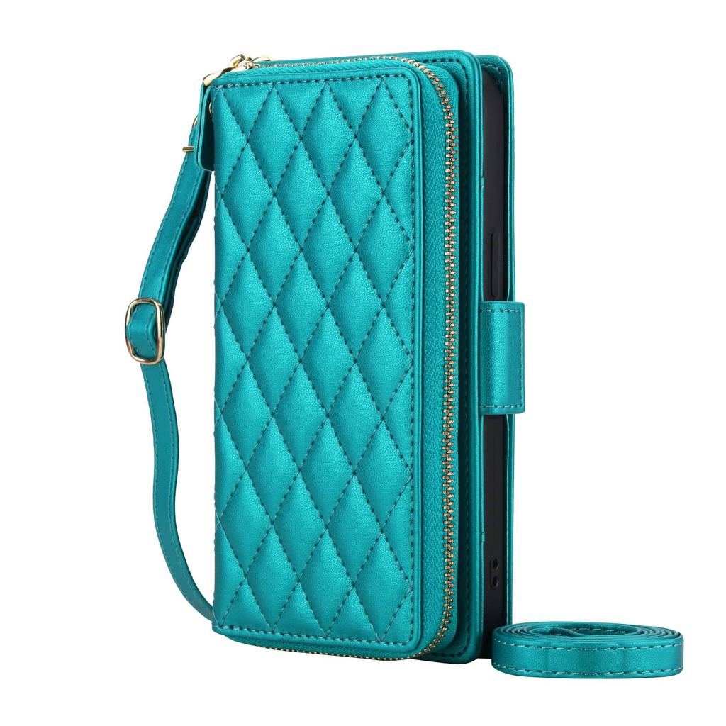 Crossbody Wallet Case for Samsung Galaxy S26 S25 S24 S23 Ultra S25 Edge, RFID Blocking Zipper Purse Flip Cover with Card Holder
