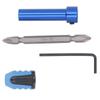 Hex Shank Screwdriver Bit Holder Alloy Steel Dual Sided Driver Bit Limit Stop L Wrench Set for