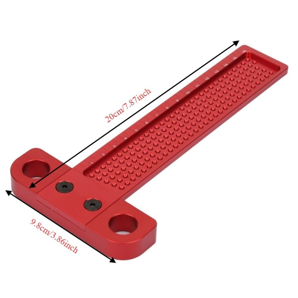 260MM T Type Square Ruler Aluminum Alloy Carpentry Marking Tool Construction Projects