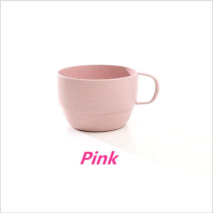 Wheat Straw Milk Cup European Style Coffee Tea Mug Simple Breakfast Drinking Cup Eco-friendly Drinkware
