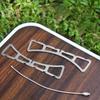 Stainless Steel Cross Steaming Rack Portable Steaming Rack Outdoor Camping Gifts Kitchen Pot Mat