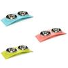 Versatile Double Food Water Pet Feeding Bowl For Cats And Dogs Featuring Timeless Round Shape