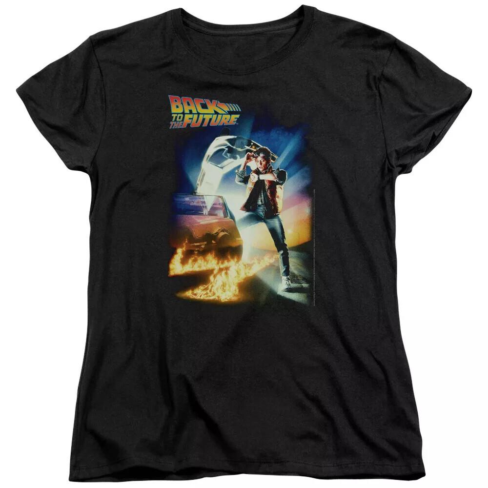Back To The Future  Poster  Women s T-Shirt Unisex T-Shirt M