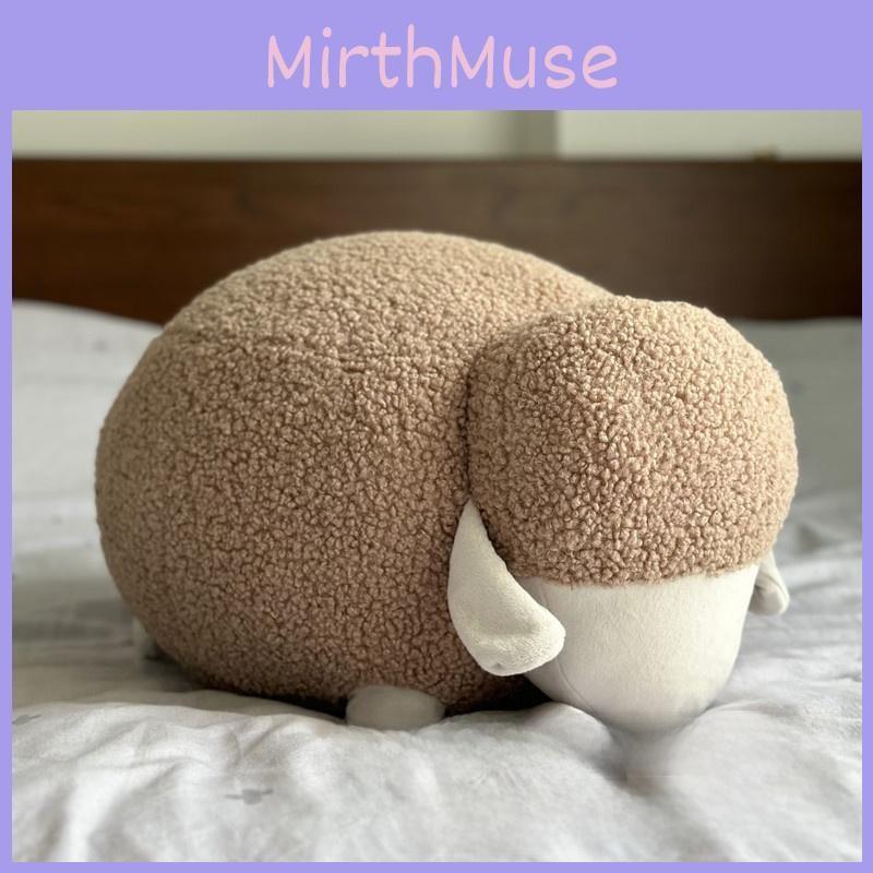 White Cute Cartoon And Brown Sheep Plush Doll Pillows For  Room And Sofa Decorat