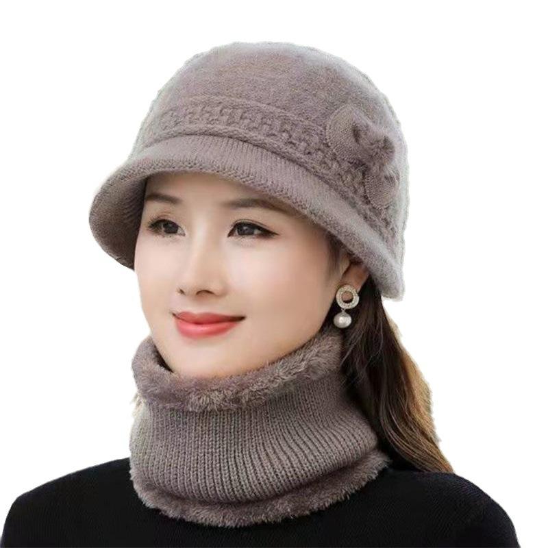 Ensemble Bonnet Femme Et Écharpe Tricoté I Chaleur Idéal Pour L'Hiver – La Maison Du Chapeau