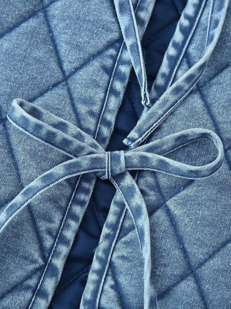 Autumn/Winter Hot-Selling Quilted Denim Jacket