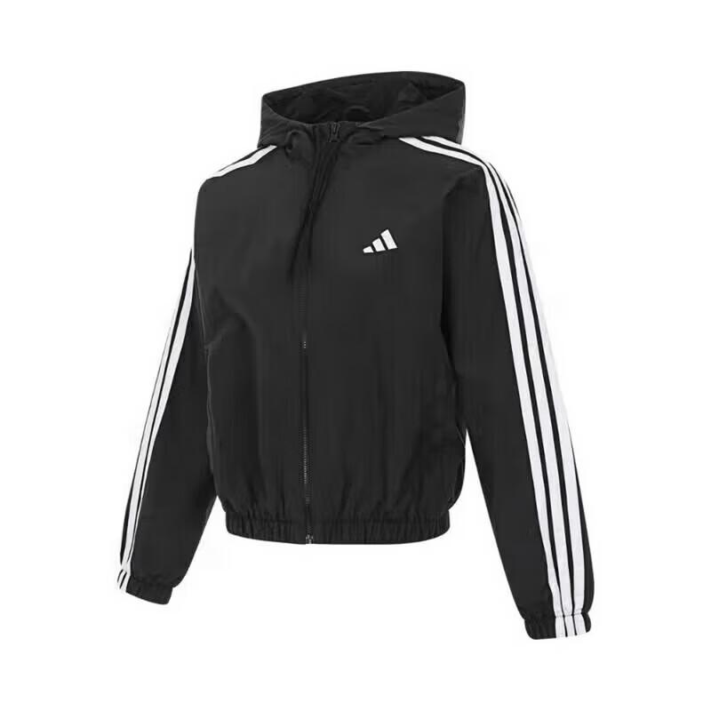 Adidas Women's Training Hooded Woven Jacket JZ2162