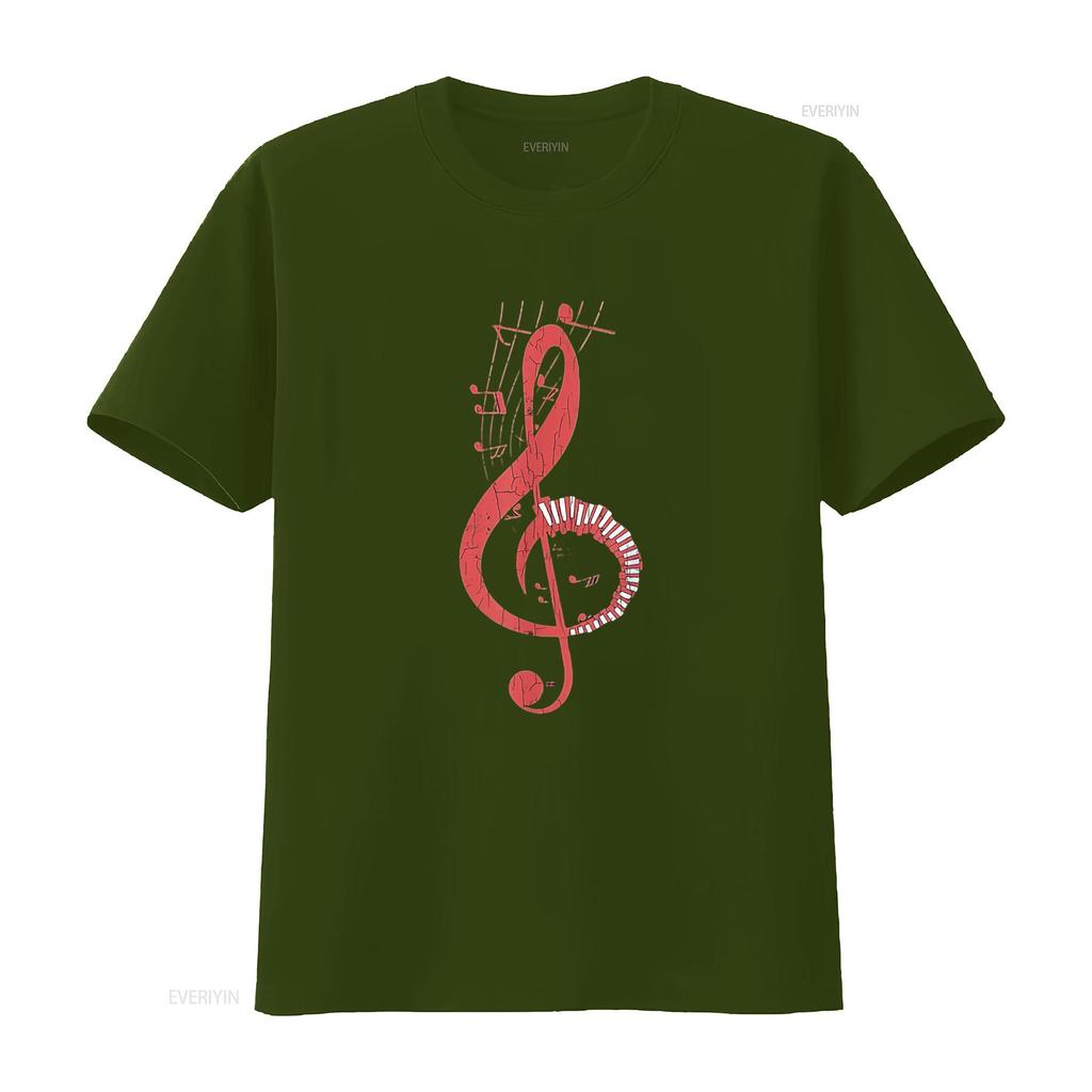 Womens Piano Music Funny Player Musician T Shirt Black Large vintage Washed fashion Top For Everyday Wear designer clothes