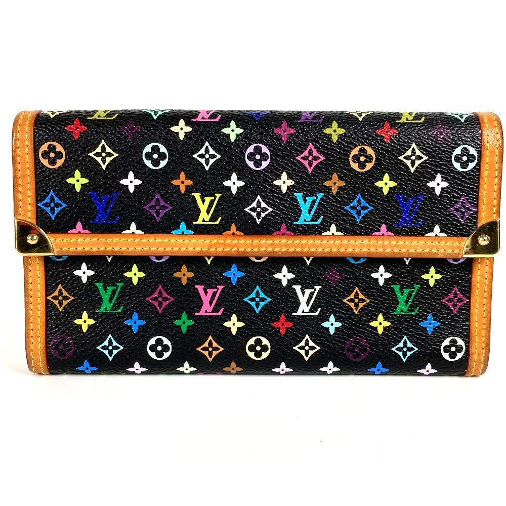 Louis Vuitton M92658 MonogramMulticolore Porte Tresor International Long Wallet