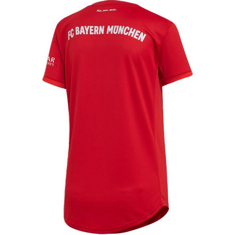 Adidas FC Bayern Munich 2019/20 Home Pullover Simple Short Sleeve Football Shirt Men Tops Red DX9252