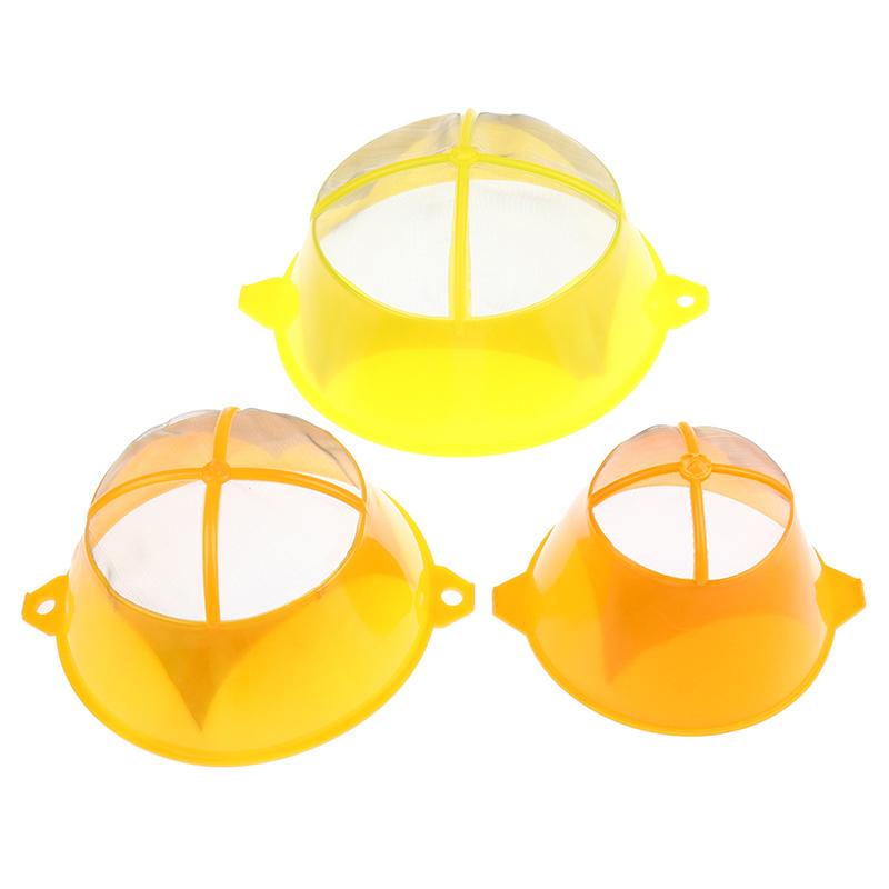 3Pcs Reusable Fine Paint Strainers Sieve Filter Cover Steel Mesh Net Plastic