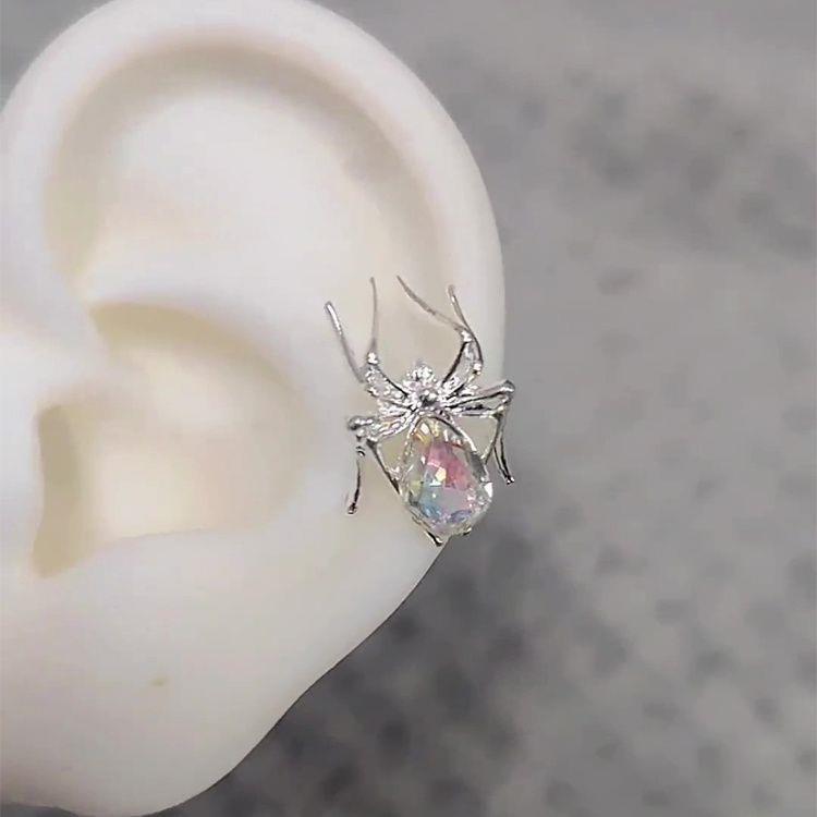 Retro Gothic Punk Bat Skull Spider Pumpkin Halloween Earrings