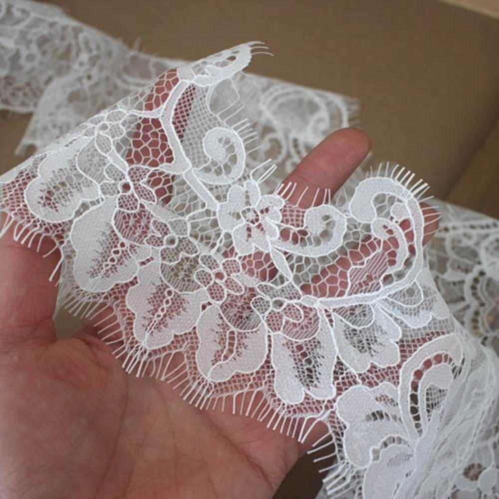 3 Yard Floral Embroidery Lace Handmade Lace Ribbons Trim Wedding Embroidery  Wedding Dress