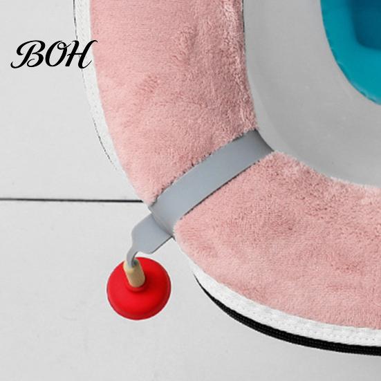 Travel Toilet Accessory Seat Lifter Handle, Silicone No Touch Cover Lifter, Washable Lid Easy Installation Reusable Handle for Bathroom Elderly