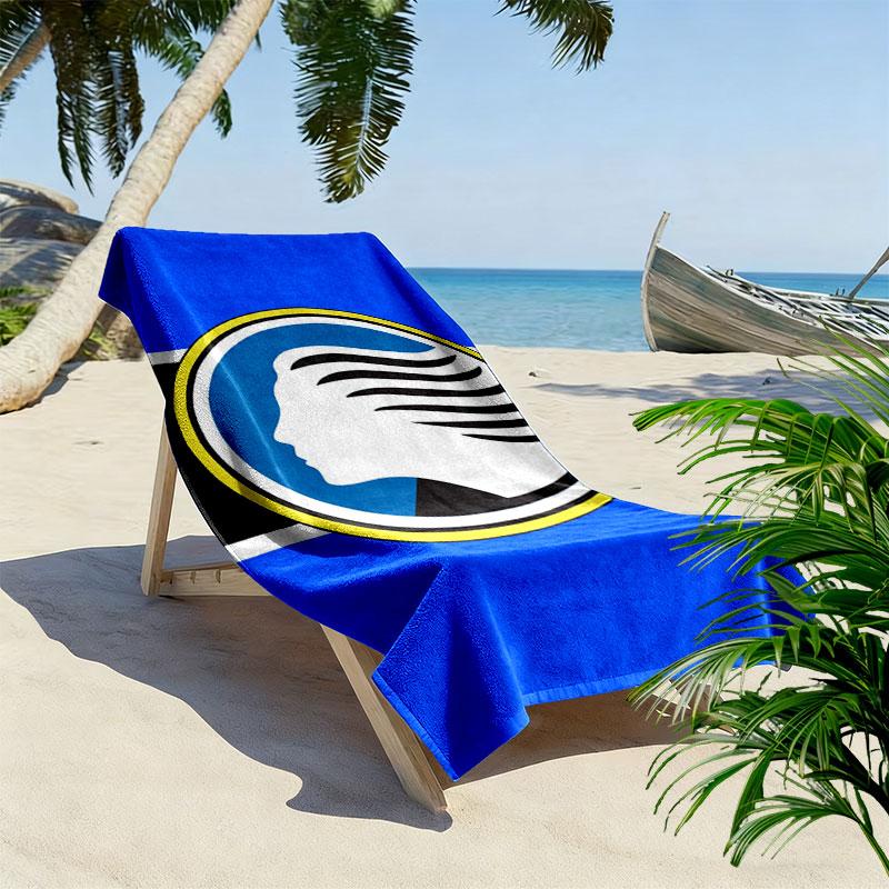 Atalanta True Supporter Print Beach Towel, Large Soft Quick Dry Towel for Beach Camping Swimming