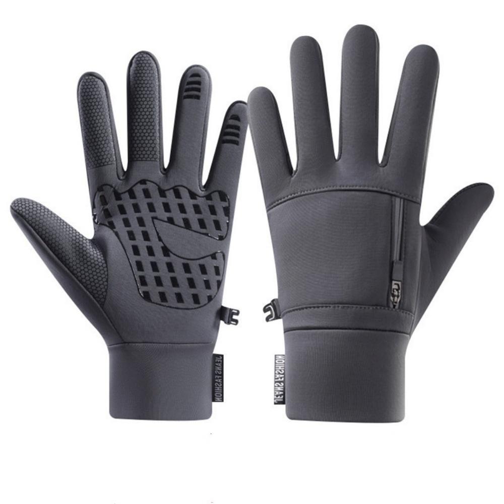Cycling Gloves Adjustable Convertible Gloves Waterproof Gloves Non-Slip For Daily Use Outdoor Activities Cold Weather