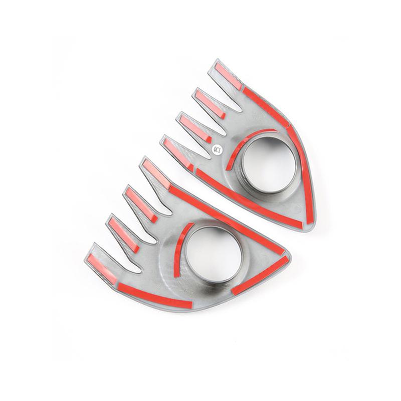 Front Fog Light Cover Trim Stickers For Toyota Corolla Cross Abs Carbon Fiber Car External Accessories Styling