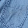 Foreign Trade Short Sleeve Japanese Tencel Denim Shirt