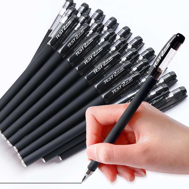 GP380 Frosted 0.5mm Black Pen: Ballpoint & Fountain Signature, Creative Student Stationery.