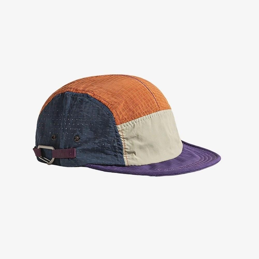 5-panel Men Baseball Caps Lightweight Breathable Quick Drying Cap Color Matching Sun Protection Duck Tongue Cap