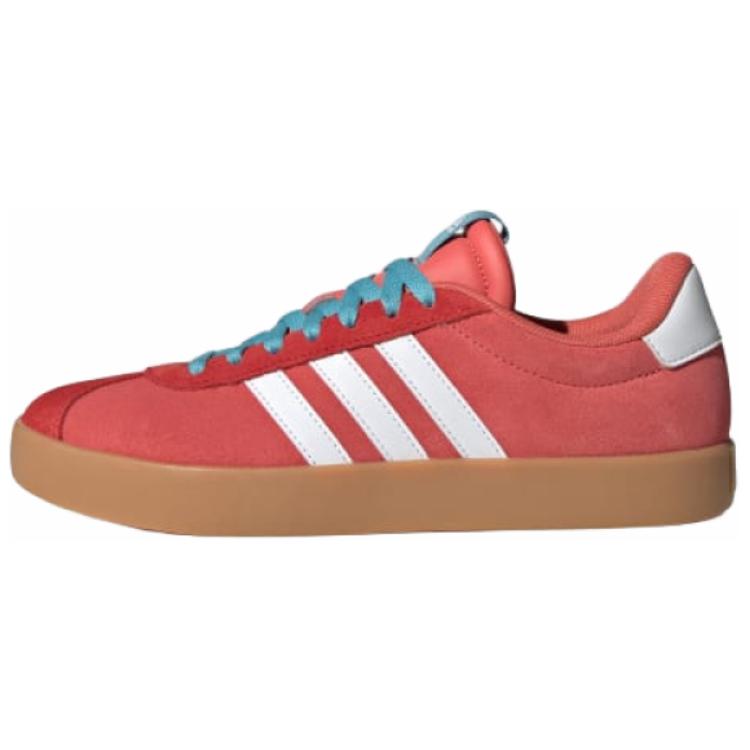 Adidas VL COURT 3.0 Cushioning Low-Top Skateboard Shoes Women's Red Sneakers JI1605