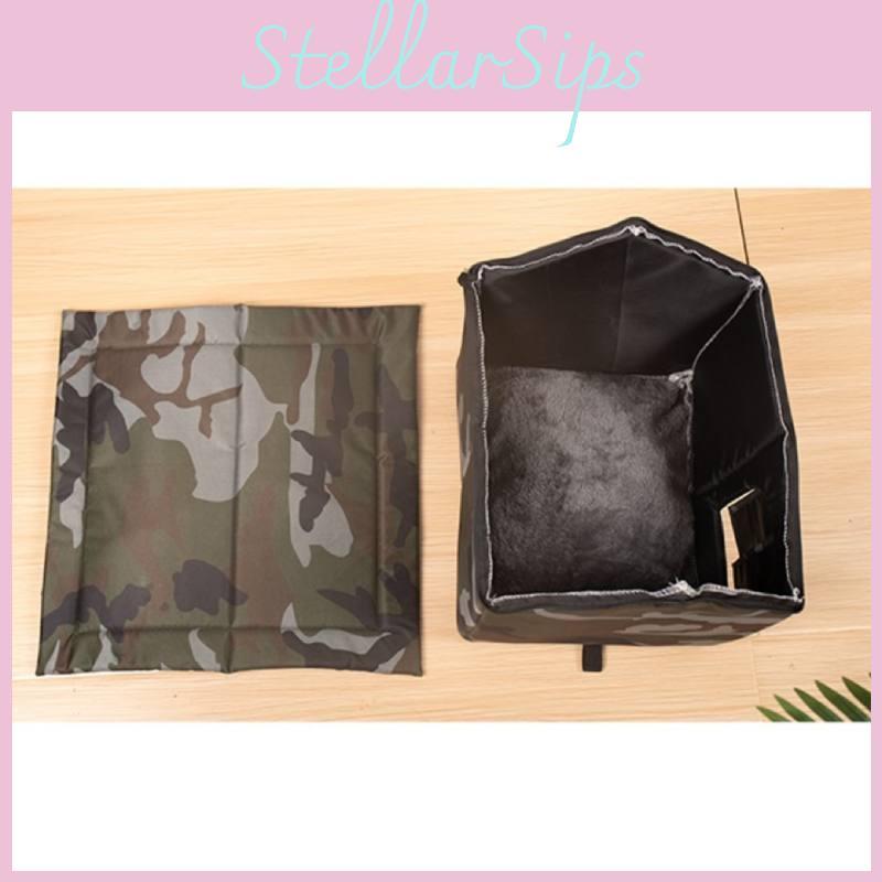 Gemütliches Outdoor-Katzenhaus mit Camouflage-Muster, Winterwarm, Geschlossener Unterschlupf, Wasserdicht, Alle Jahreszeiten