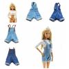 Crop Top Doll Suspenders Trousers Outfit Denim Jeans  Fashion   Doll Decoration