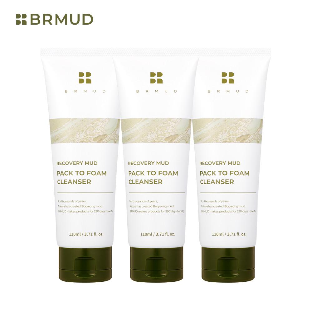 Восстанавливающий очищающий мусс-пена 110 мл x 3