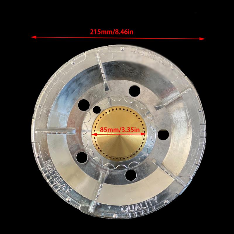 Ultra Lightweight Outdoor Portable Gas Burner For Camping Hiking Picnic Windproof Metal Stove Durable Copper Alloy Compact Easy