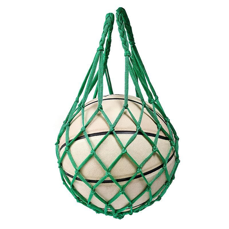 Football Net Bag Nylon Bold Storage Single Ball Carry Portable Equipment Outdoor Sports Soccer Basketball Volleyball