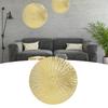 Circle Metal Disc Wall Art 9.6 In Modern Iron Wall Hanging Iron Wall Decor  Bedroom