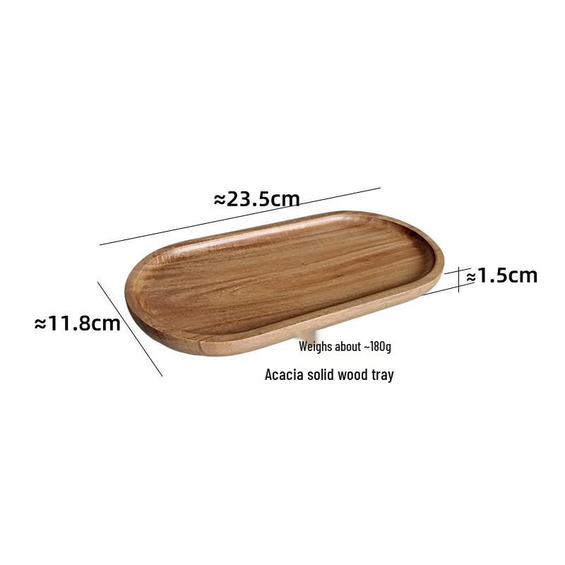 Acacia Wood Serving Tray Oval Acacia Wood Tray
