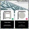 WON 16 Pack Cleaning Pads For Ecovacs Winbot W1/W1 Pro, Microfiber Cleaning Cloths Spare Parts
