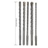 Masonry Drill Bits Carbide Good Strength  210mm Length Spiral 4 Slot High Hardness Rotary Hammer Drill Bit for Concrete
