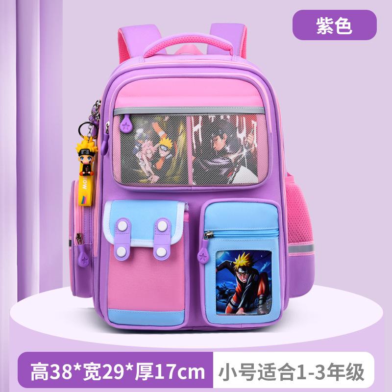 Baby new primary school schoolbag, male cartoon large-capacity children's schoolbag backpack