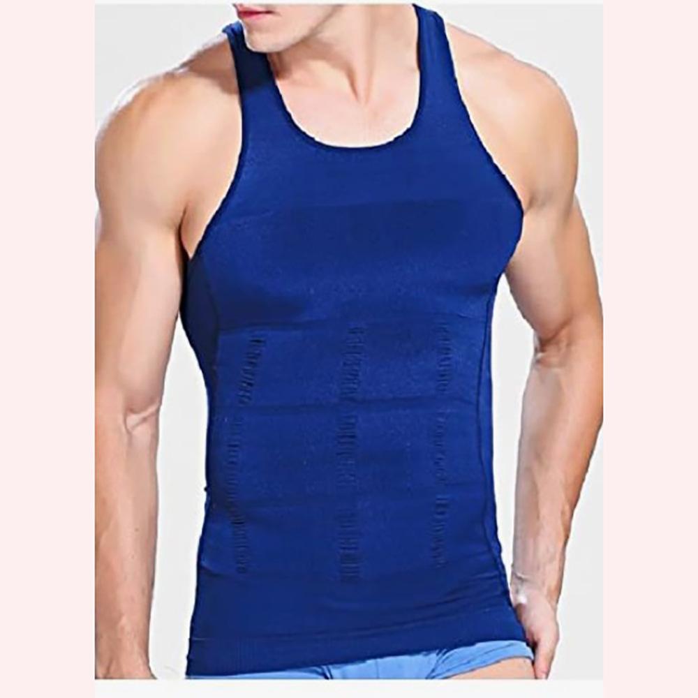 Mens Slimming Body Shaper Vest Shirt Abs Abdomen Slim Gym Workout Tummy Control Compression Tank Top Sleeveless Shapewear