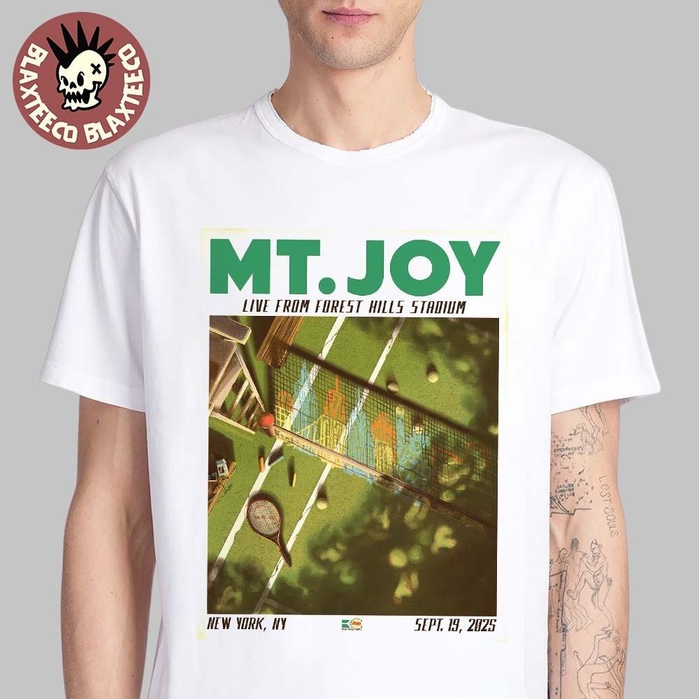 Mt Joy Live From Forest Hills Stadium Event Poster In New York T-Shirt Unisex T-Shirt L