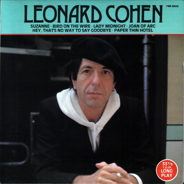Пластинка 7 дюймов LEONARD COHEN Леонард Коэн 7SR5022 SCOOP 33 1983 Великобритания Рок Б/у