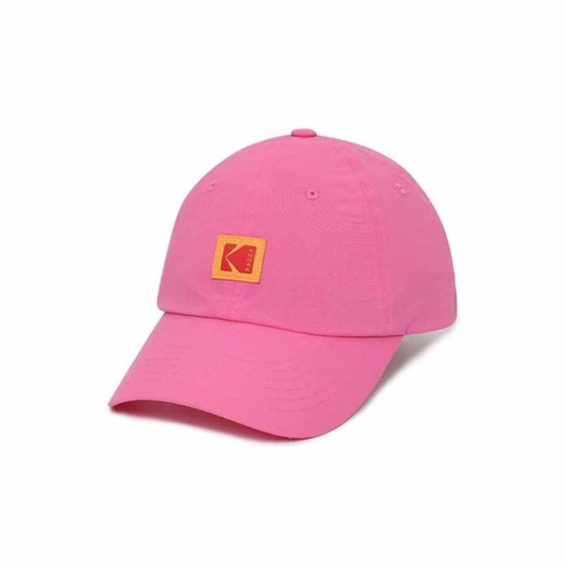 

KODAK Apparel Square Logo Nylon Relaxed Fit Ball Cap PINK SM