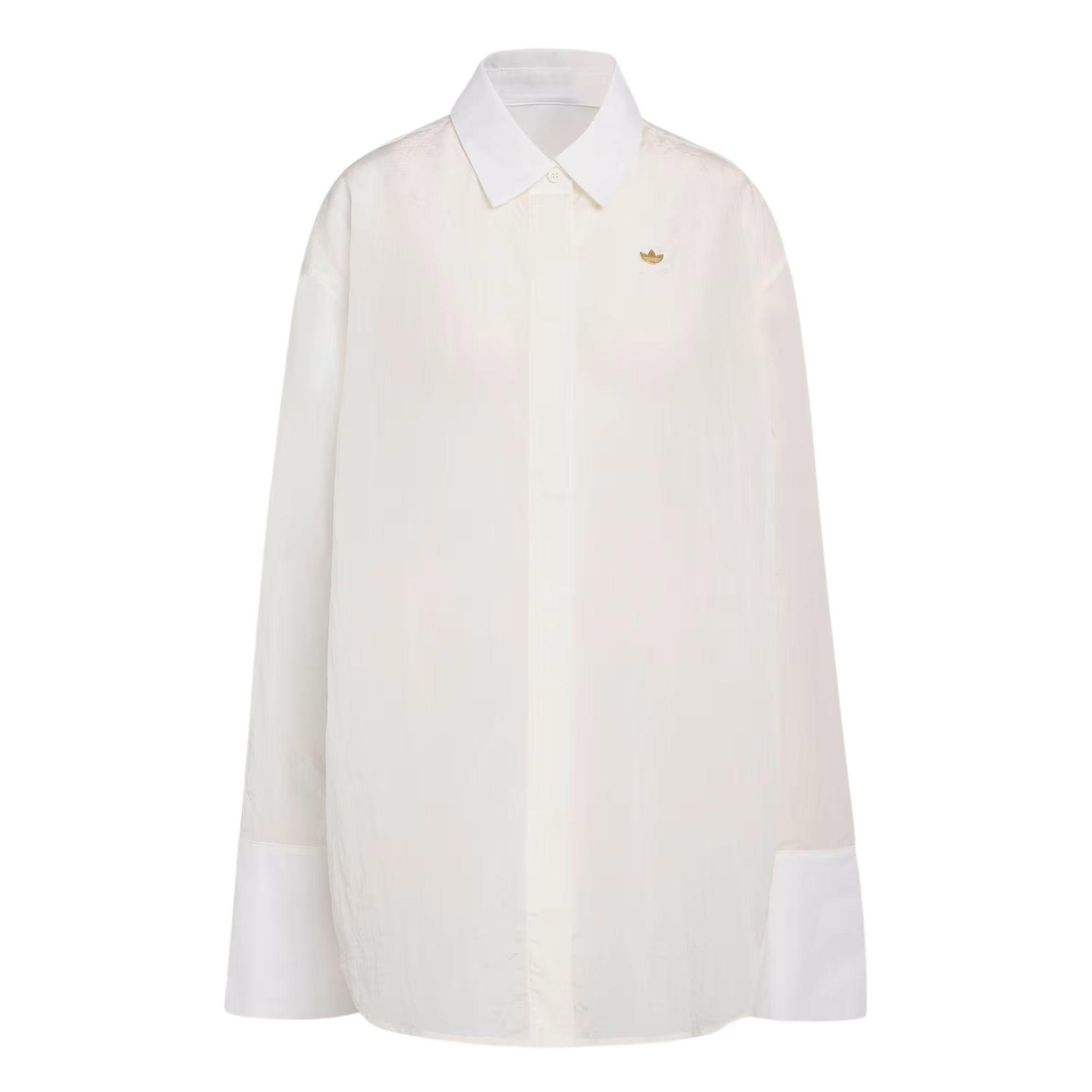 

Adidas Originals FW25 Terrace Loose Fit Single Breasted Solid Color Long Sleeve Dress Women dresses KC6538 XS