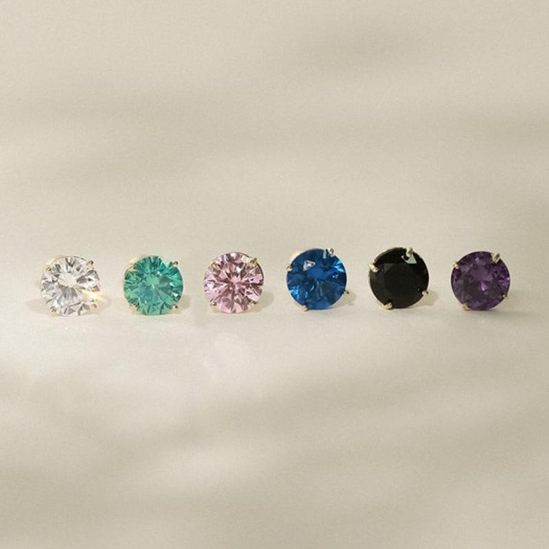JEWNEL 14K Color Cubic Pence Piercing (6 colors/5 sizes)