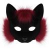 Halloween Maskenball Maske Gesichtsschutz Catwoman Halbgesicht Katze Fuchs Maske Party Cosplay Requisiten