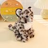 Lifelike Leopard / Tiger Plush Toy Stuffed Soft Wild Animal Doll ReaListic Snow Panther Tiger Pillow Children Kids Birthday Gift
